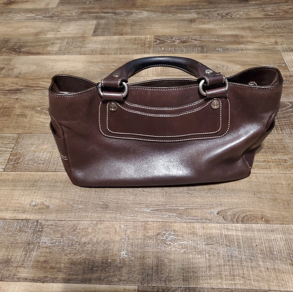 Celine Brown Leather Boogie Bag - Picture 2 of 8